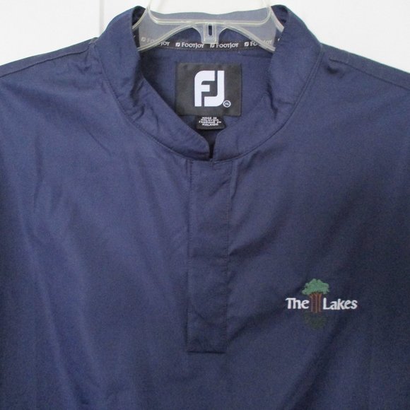 FootJoy Mens Sleeveless "The Lakes" C.C. Navy 1/4 Zip Golf Vest NWOT - Size XL - Picture 2 of 3